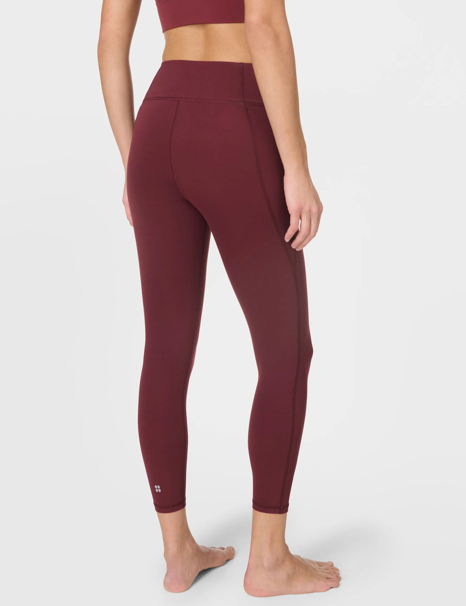 Sweaty Betty Ultimate Studio 7/8 Legging - Garnet Red 4 Sweaty Betty Ultimate Studio 7/8 Legging - Garnet Red - Image 2