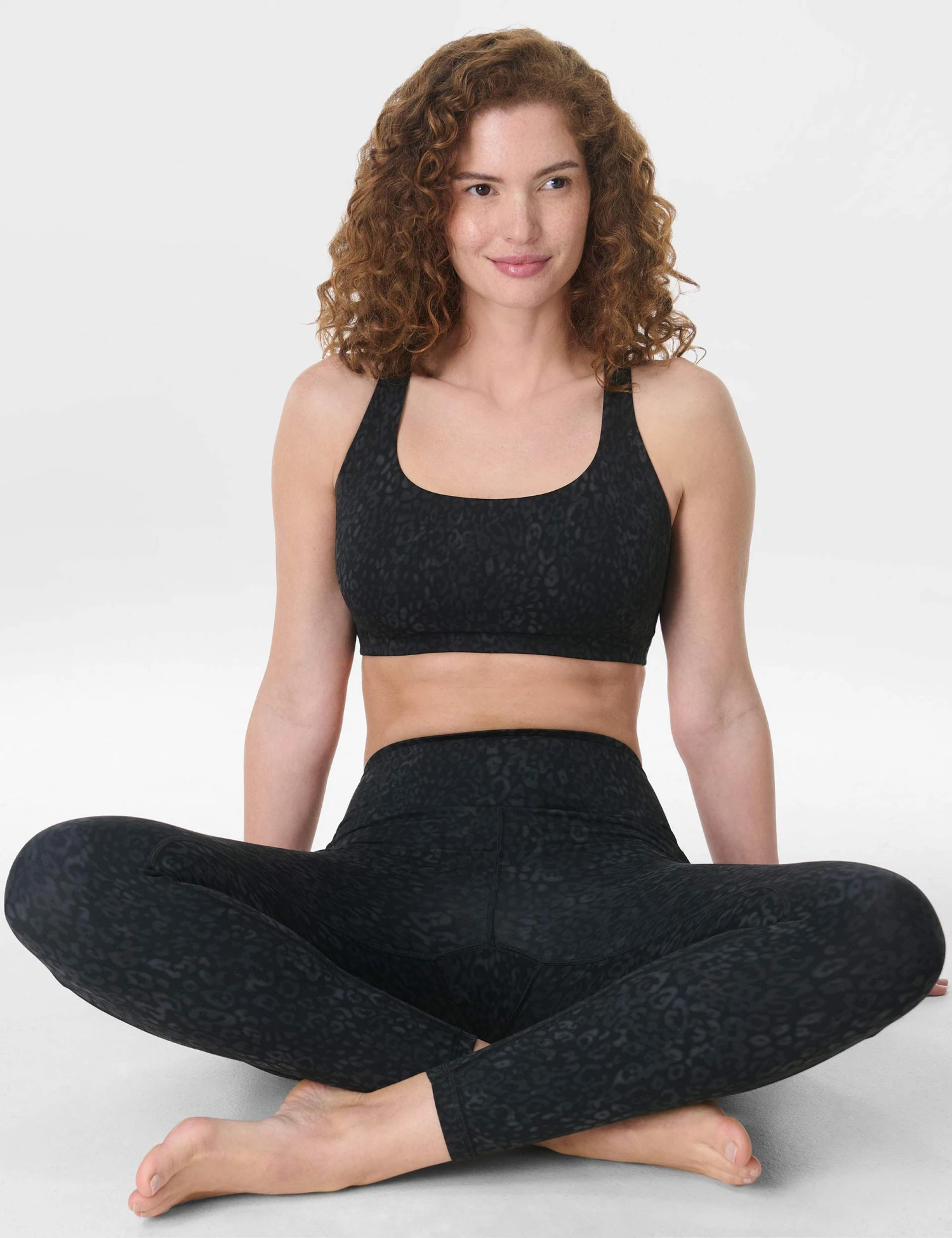 Sweaty Betty Ultimate Studio 7/8 Leggings - Black Panther Print 7 Sweaty Betty Ultimate Studio 7/8 Leggings - Black Panther Print - Image 5