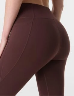 Sweaty Betty Ultimate Studio 7/8 Leggings - Sable Brown -The Sports Edit Store sweaty betty ultimate studio 7 8 leggings sable brown sb1003378 4