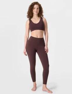 Sweaty Betty Ultimate Studio 7/8 Leggings - Sable Brown -The Sports Edit Store sweaty betty ultimate studio 7 8 leggings sable brown sb1003378 6