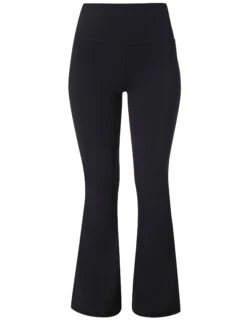 Sweaty Betty Ultimate Studio Flare Trousers 32" - Black -The Sports Edit Store sweaty betty ultimate studio flare trousers 32in black sb10008r 5