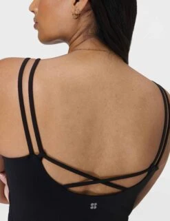 Sweaty Betty Ultimate Studio Strappy Vest - Black 11 Sweaty Betty Ultimate Studio Strappy Vest - Black -The Sports Edit Store sweaty betty ultimate studio strappy vest black sb9878 4