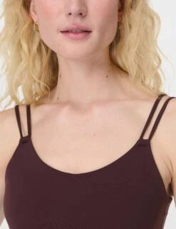 Sweaty Betty The Ultimate Studio Set - Sable Brown -The Sports Edit Store sweaty betty ultimate studio strappy vest sable brown sb9878 4 1