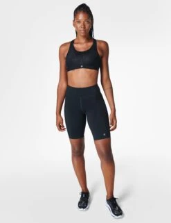Sweaty Betty Ultra Running Bra - Black -The Sports Edit Store sweaty betty ultra running bra black sb308a 3