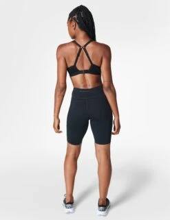 Sweaty Betty Ultra Running Bra - Black -The Sports Edit Store sweaty betty ultra running bra black sb308a 4