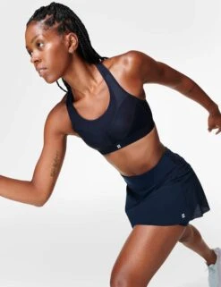 Sweaty Betty Ultra Running Bra - Navy Blue 10 Sweaty Betty Ultra Running Bra - Navy Blue -The Sports Edit Store sweaty betty ultra running bra navy blue sb308a 1