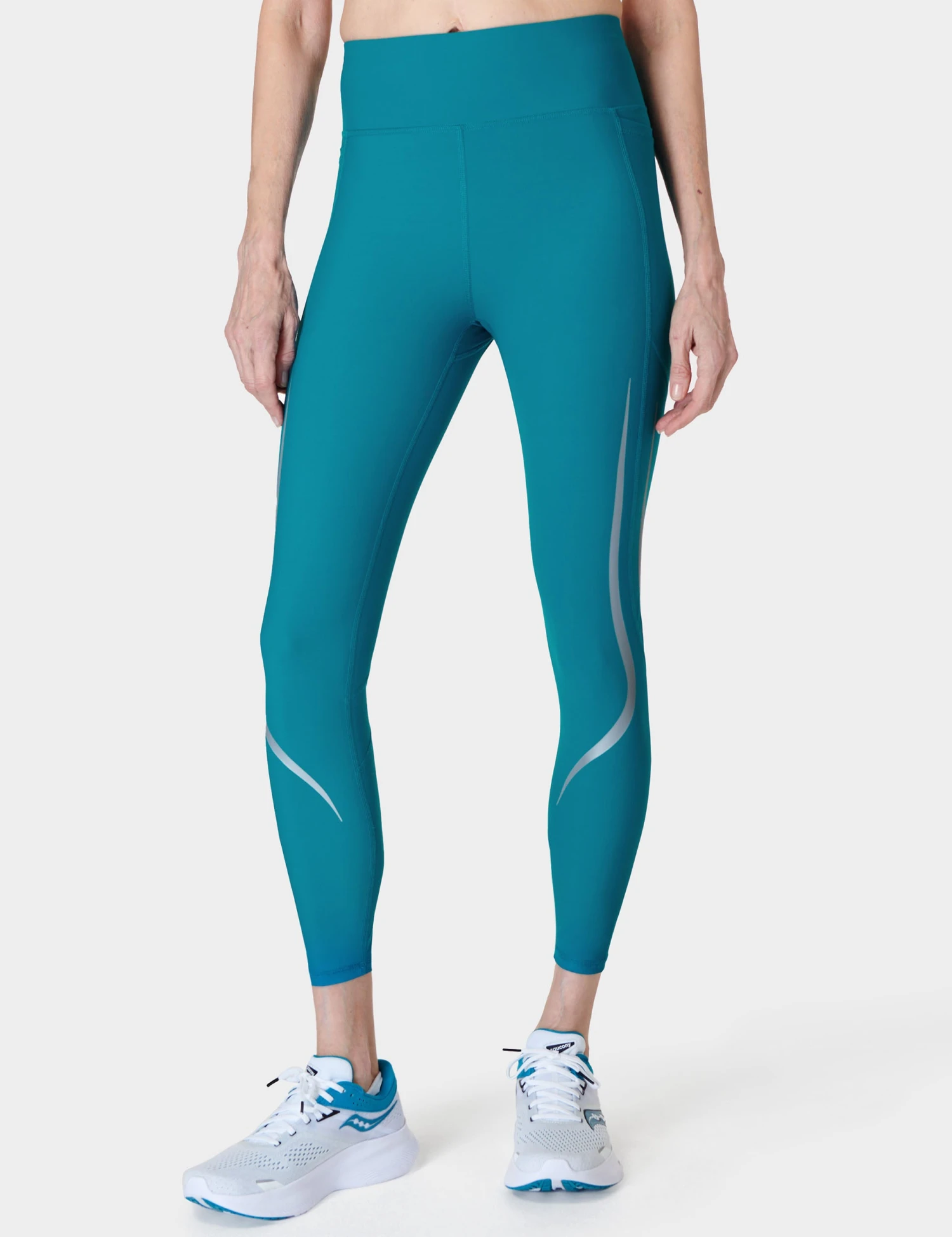 Sweaty Betty Zero Gravity 7/8 Illuminate Running Leggings - Reef Teal/Salt Blue Reflective 3 Sweaty Betty Zero Gravity 7/8 Illuminate Running Leggings - Reef Teal/Salt Blue Reflective