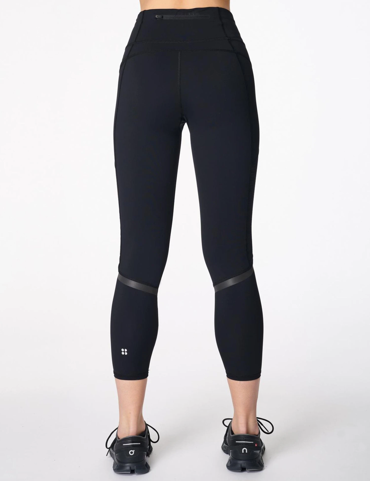 Sweaty Betty Zero Gravity High Waisted 7/8 Running Tight - Black 4 Sweaty Betty Zero Gravity High Waisted 7/8 Running Tight - Black - Image 2