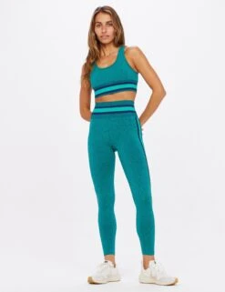 Marle Seamless Sandy Bra - Emerald -The Sports Edit Store the upside marle seamless sandy bra emerald USW123008 5