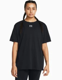 Under Armour Campus Oversize Short Sleeve - Black/White