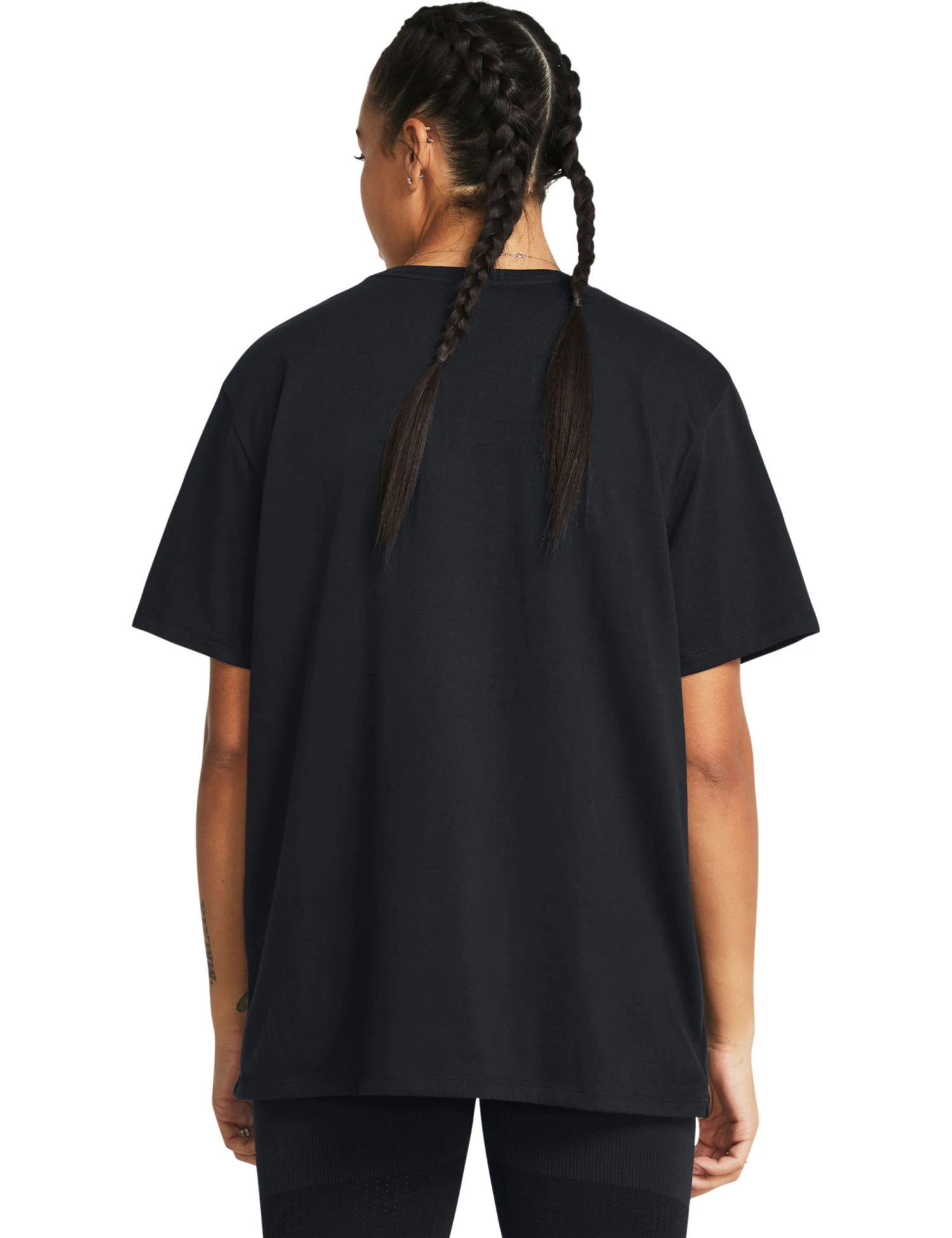 Under Armour Campus Oversize Short Sleeve - Black/White 4 Under Armour Campus Oversize Short Sleeve - Black/White - Image 2
