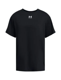 Under Armour Campus Oversize Short Sleeve - Black/White 7 Under Armour Campus Oversize Short Sleeve - Black/White -The Sports Edit Store under armour campus oversize short sleeve black white 1387193 001 4