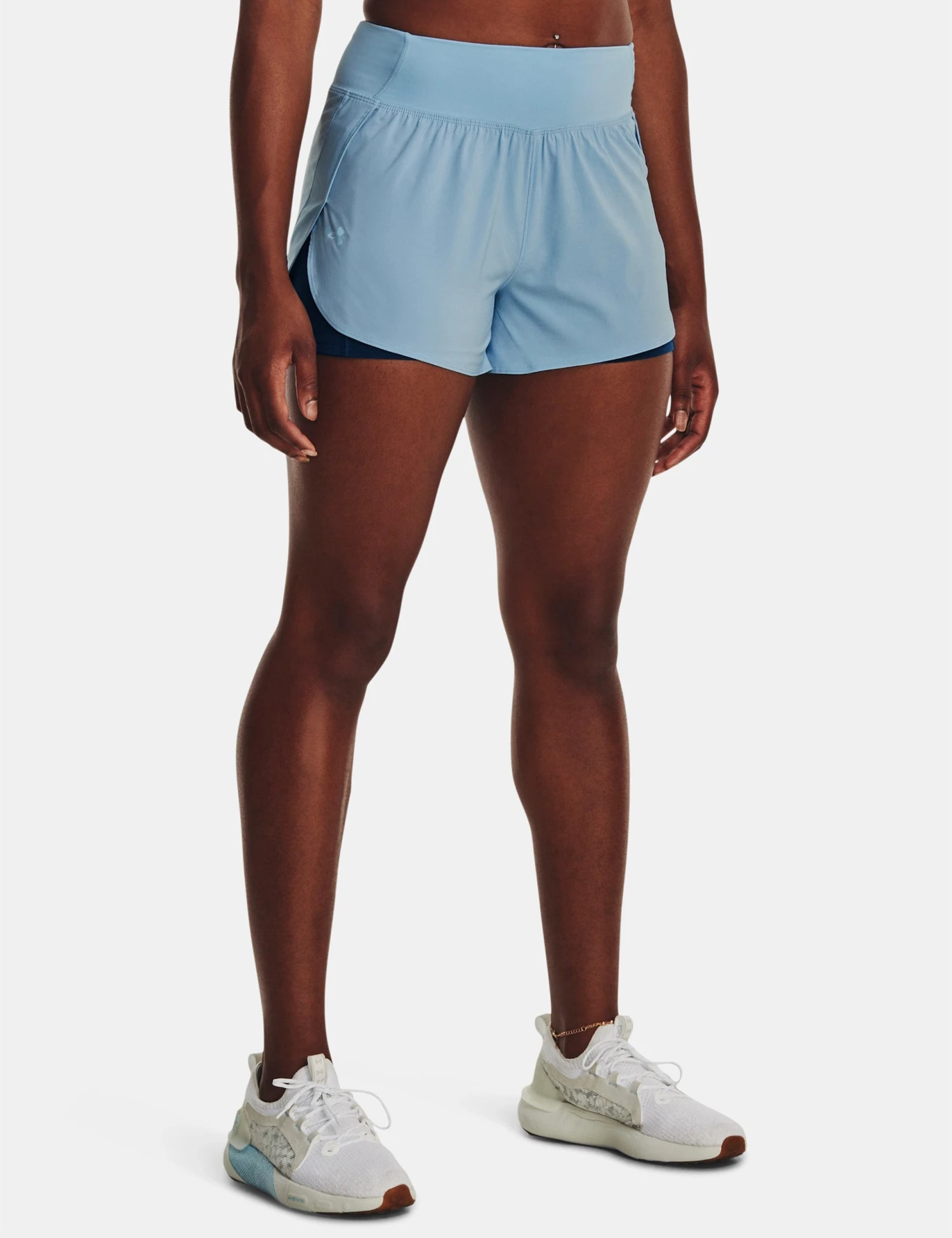 Under Armour Flex Woven 2-in-1 Shorts - Blizzard/Varsity Blue 3 Under Armour Flex Woven 2-in-1 Shorts - Blizzard/Varsity Blue