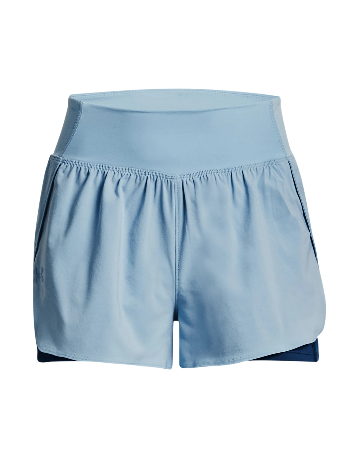 Under Armour Flex Woven 2-in-1 Shorts - Blizzard/Varsity Blue 7 Under Armour Flex Woven 2-in-1 Shorts - Blizzard/Varsity Blue - Image 5