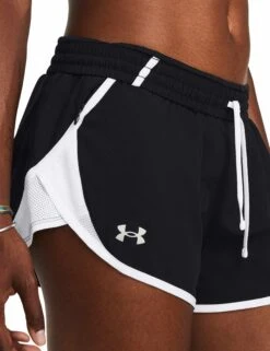 Under Armour Fly-By 3" Shorts - Black/White