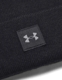 Under Armour Halftime Cuff Beanie - Black/Castlerock 6 Under Armour Halftime Cuff Beanie - Black/Castlerock -The Sports Edit Store under armour halftime cuff beanie black castlerock 1373101 003 2