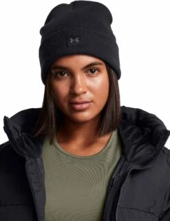 Under Armour Halftime Cuff Beanie - Black/Castlerock 7 Under Armour Halftime Cuff Beanie - Black/Castlerock -The Sports Edit Store under armour halftime cuff beanie black castlerock 1373101 003 3