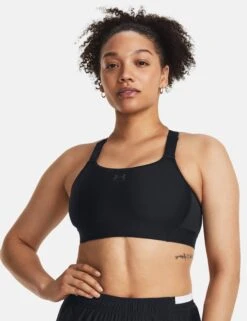 Under Armour HeatGear Armour High Sports Bra - Black/Jet Grey 11 Under Armour HeatGear Armour High Sports Bra - Black/Jet Grey -The Sports Edit Store under armour heatgear armour high bra black grey 1379195 001 2