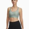 Under Armour Infinity 2.0 Mid Sports Bra - Silica Green -The Sports Edit Store under armour infinity 2 0 mid bra green 1384123 348 1