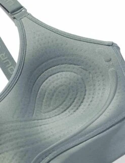 Under Armour Infinity 2.0 Mid Sports Bra - Silica Green -The Sports Edit Store under armour infinity 2 0 mid bra green 1384123 348 3
