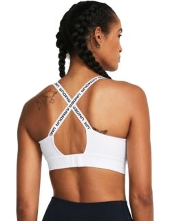 Under Armour Infinity 2.0 Mid Sports Bra - White/Black 7 Under Armour Infinity 2.0 Mid Sports Bra - White/Black -The Sports Edit Store under armour infinity 2 0 mid sports bra white black 1384123 100 2