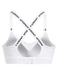 Under Armour Infinity 2.0 High Sports Bra - White -The Sports Edit Store under armour infinity high 2 bra white 1384112 001 2