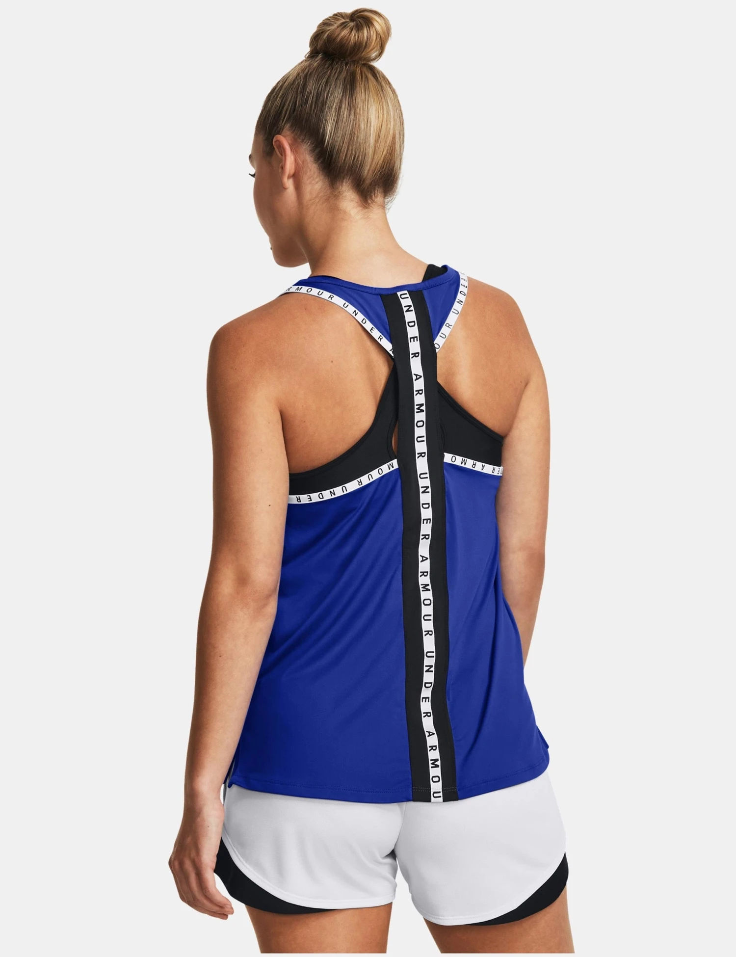 Under Armour Knockout Tank - Team Royal/White 4 Under Armour Knockout Tank - Team Royal/White - Image 2