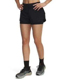Under Armour Launch Pro 2-in-1 Shorts - Black/Reflective