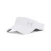 Under Armour Launch Visor - White/Reflective Performance Running Headwear -The Sports Edit Store under armour launch visor white reflective 1383480 100 1