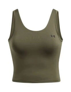 Under Armour Motion Tank - Marine OD Green/Black -The Sports Edit Store under armour motion tank green black 1388648 390 3