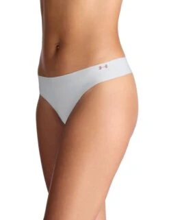 Under Armour Pure Stretch 3-Pack No Show Thong -The Sports Edit Store under armour pure stretch 3 pack no show thong grey pink maroon 1383893 014 2
