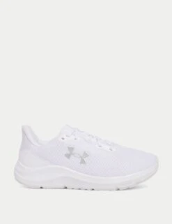 Under Armour Pursuit 4 Running Shoes - White/Metallic Silver
