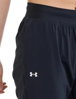 Under Armour Rival High-Rise Woven Pants - Black/White -The Sports Edit Store under armour rival high rise woven pants black white 1382727 001 3