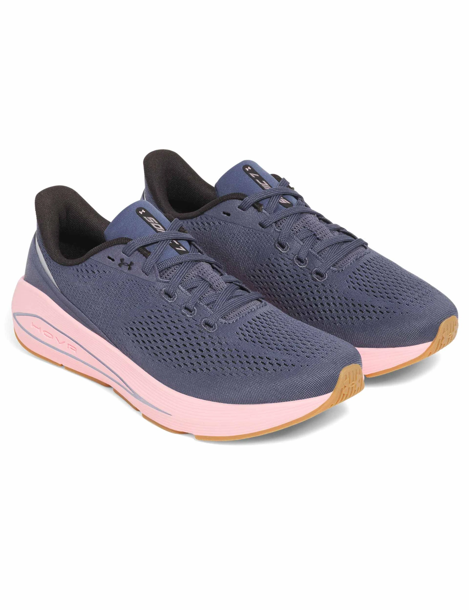 Under Armour Sonic 7 Running Shoes - Downpour Gray/Prime Pink/Black 4 Under Armour Sonic 7 Running Shoes - Downpour Gray/Prime Pink/Black - Image 2