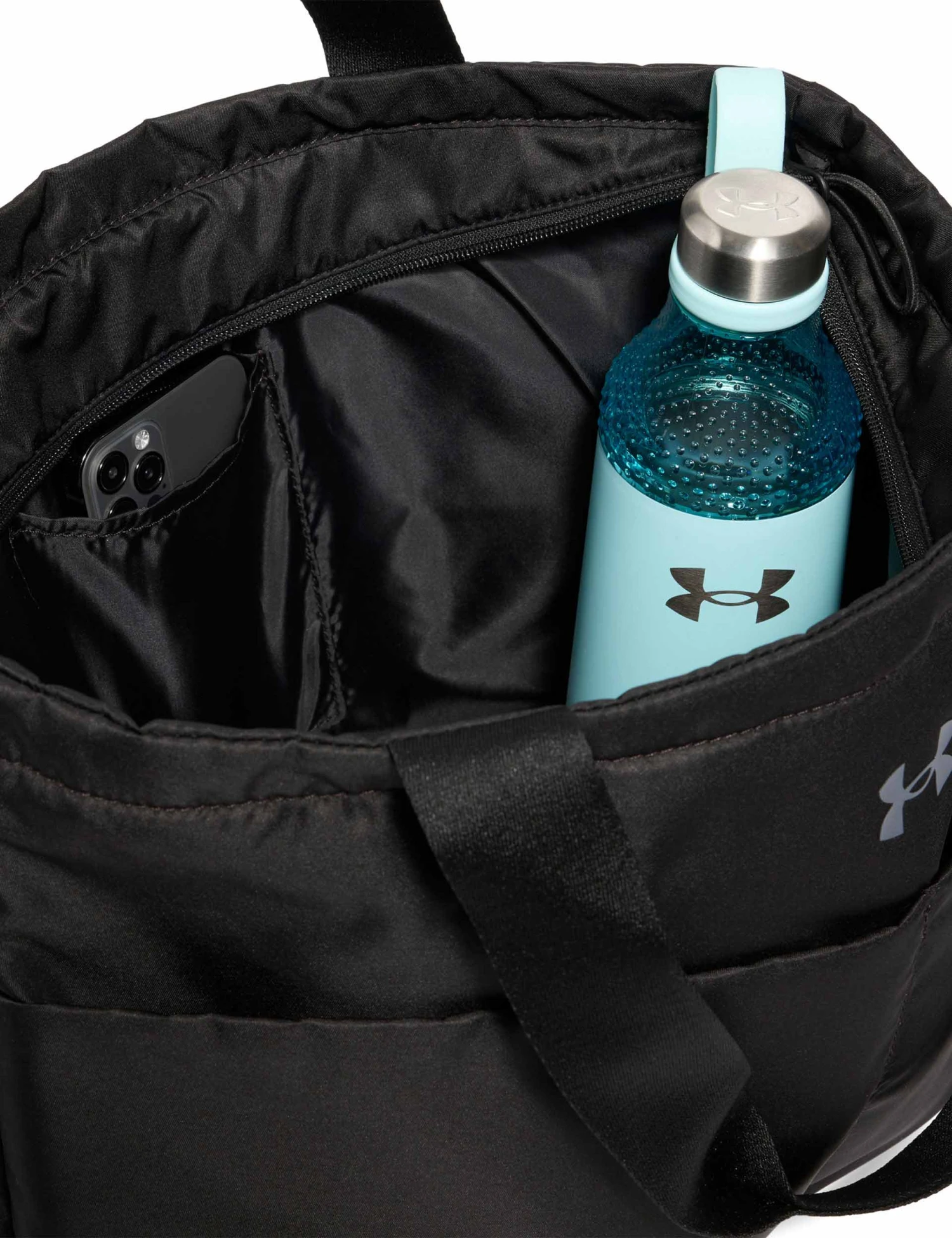 Under Armour Studio Lite Tote - Black/Castlerock 5 Under Armour Studio Lite Tote - Black/Castlerock - Image 3