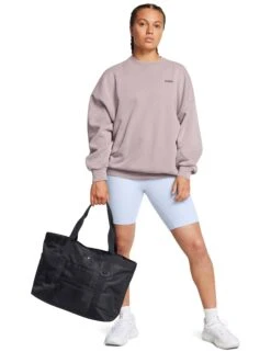 Under Armour Studio Tote - Black Carryall for Gym & Daily Use -The Sports Edit Store under armour studio tote black 1381907 002 4