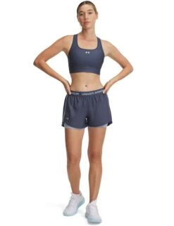 Under Armour Tech Play Up 2-in-1 Shorts - Downpour Grey/Harbour Blue -The Sports Edit Store under armour tech play up 2 in 1 shorts grey blue 1389895 044 5