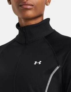 Under Armour Train Cold Weather 1/2 Zip - Black/White -The Sports Edit Store under armour train cold weather 1 2 zip black white 1379886 001 2