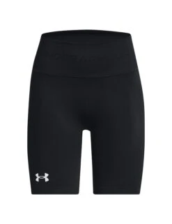 Under Armour Train Seamless Shorts - Black/White -The Sports Edit Store under armour train seamless shorts black white 1379151 001 5