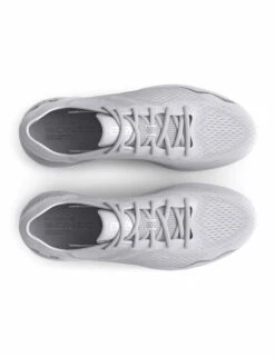 Under Armour UA HOVR Sonic 6 Running Shoes - White/Metallic Silver 9 Under Armour UA HOVR Sonic 6 Running Shoes - White/Metallic Silver -The Sports Edit Store under armour ua hovr sonic 6 running shoes white silver 3026128 101 3