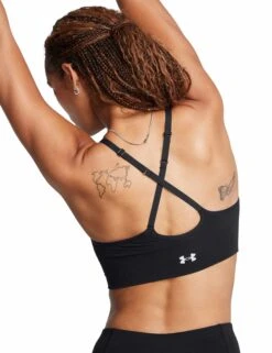 Under Armour Vanish Seamless Low Sports Bra - Black/White 7 Under Armour Vanish Seamless Low Sports Bra - Black/White -The Sports Edit Store under armour vanish seamless low sports bra black white 1384417 001 2