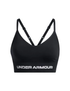 Under Armour Vanish Seamless Low Sports Bra - Black/White 9 Under Armour Vanish Seamless Low Sports Bra - Black/White -The Sports Edit Store under armour vanish seamless low sports bra black white 1384417 001 4