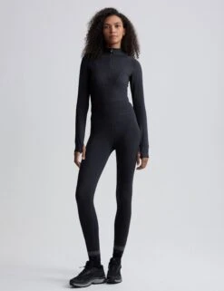 Varley Always Warm Base Layer Legging 27.5" - Black Marl -The Sports Edit Store varley always warm base layer legging black marl var01677 6