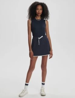 Varley Archer Mid Rise Skort 13.5" - Blue Nights -The Sports Edit Store varley archer mid rise skort 13 5in blue nights var02484 3