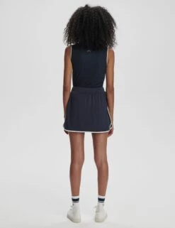 Varley Archer Mid Rise Skort 13.5" - Blue Nights -The Sports Edit Store varley archer mid rise skort 13 5in blue nights var02484 6