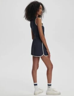 Varley Archer Mid Rise Skort 13.5" - Blue Nights -The Sports Edit Store varley archer mid rise skort 13 5in blue nights var02484 7