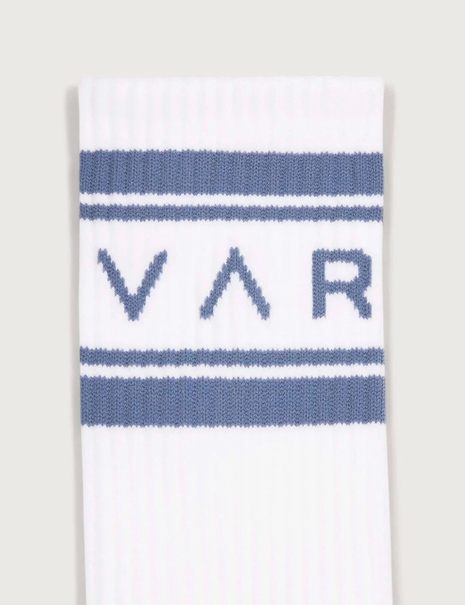 Varley Astley Active Sock - White/Ash Blue Performance Socks 4 Varley Astley Active Sock - White/Ash Blue Performance Socks - Image 2