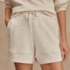 Varley Atrium High Waisted Short 4.5" - Ivory Marl