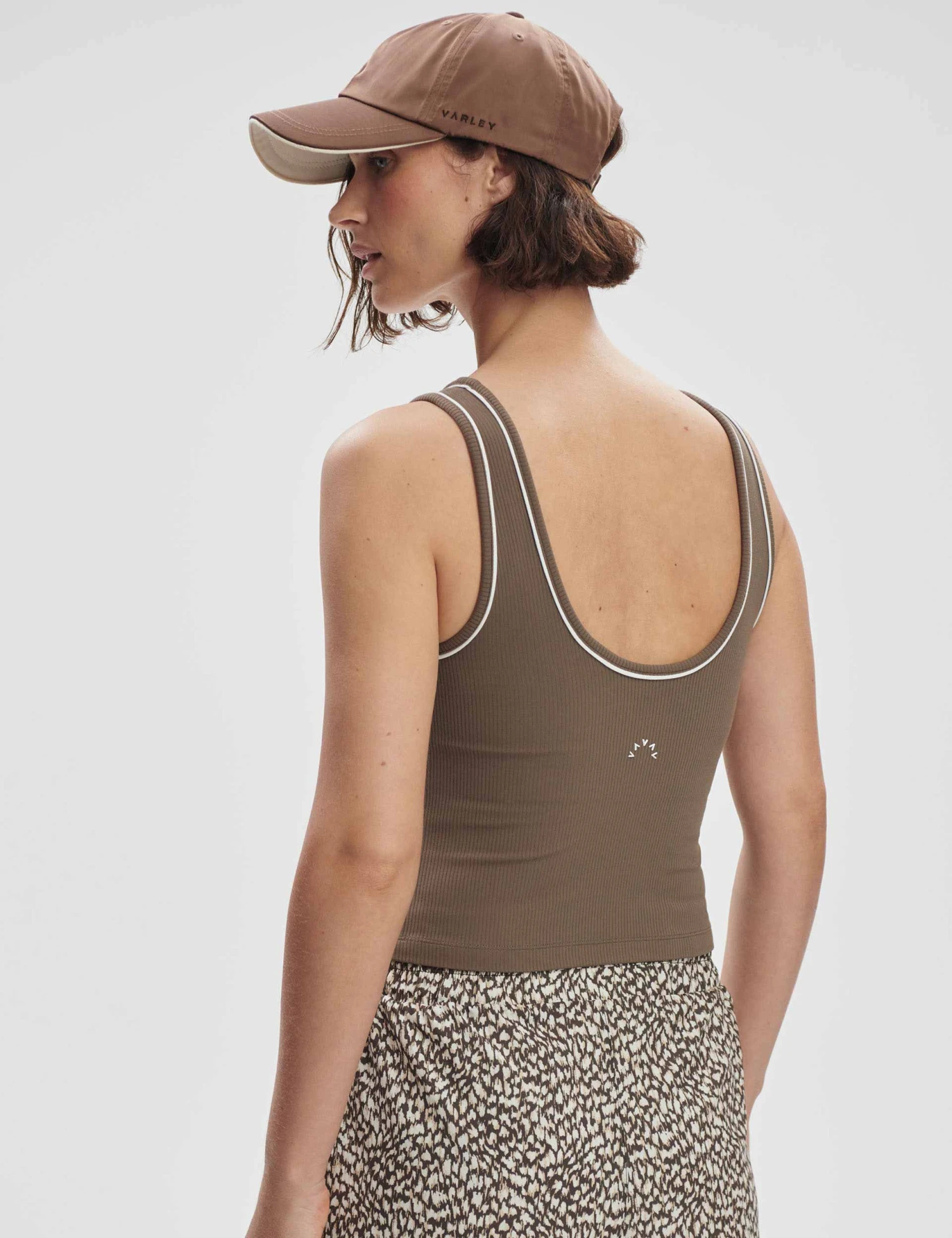 Varley Barney Piped Tank - Chocolate Chip 5 Varley Barney Piped Tank - Chocolate Chip - Image 3