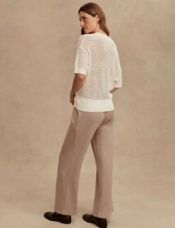 Varley Callie Knit Top - Egret -The Sports Edit Store varley callie knit top egret var01098 3